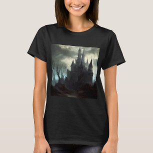 Fantasy Castle Furchteinflößende Landschaft 2 T-Shirt