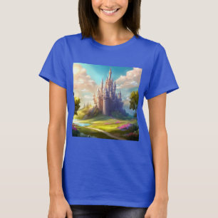 Fantasy Castle Happy Landschaft 2 T-Shirt