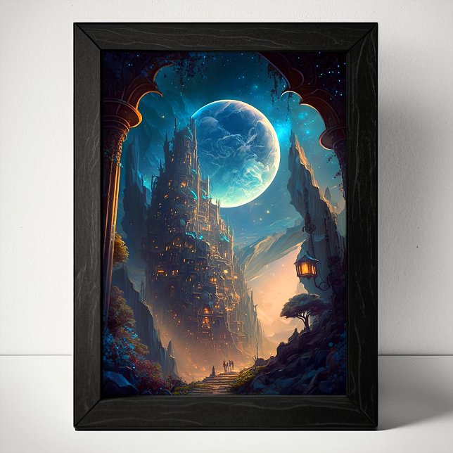 Fantasy Castle Landschaft Poster (Von Creator hochgeladen)