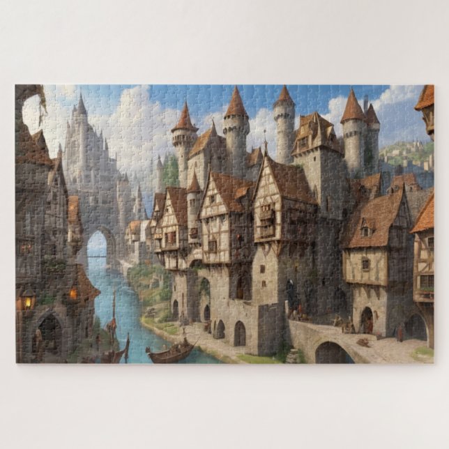 Fantasy Castle Paradies Puzzle (Horizontal)