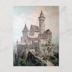 Fantasy Castle Postkarte