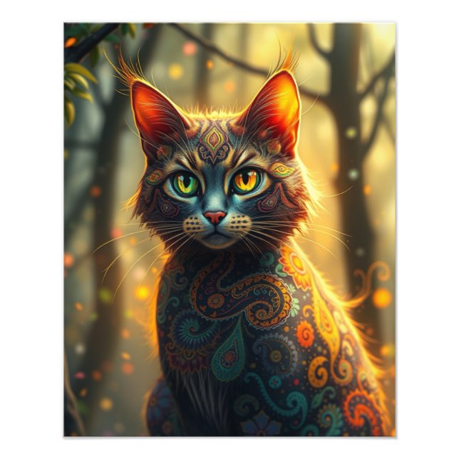 Fantasy Cat Fotodruck (Vorne)