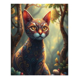 Fantasy Cat Fotodruck
