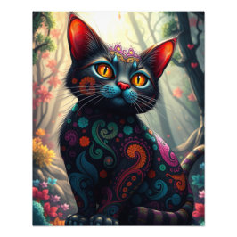 Fantasy Cat Fotodruck