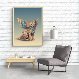 Fantasy Cat l Misty Meow | Flügelkatze [34] Poster