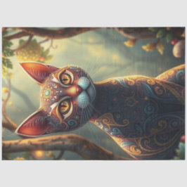 Fantasy Cat Seidenpapier
