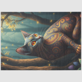 Fantasy Cat Seidenpapier