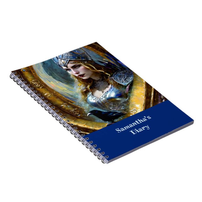 Fantasy Celtic Warrior Queen Notizblock (Rechte Seite)