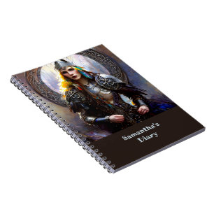 Fantasy Celtic Warrior Queen Notizblock