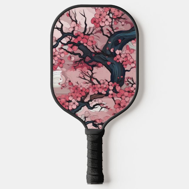 Fantasy Cherry Blossom Dreamscape Pickleball Schläger (Vorderseite)