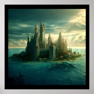 Fantasy City of Atlantis (3) Poster