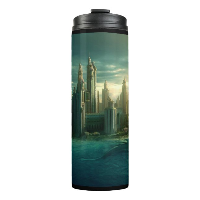 Fantasy City of Atlantis (3) Thermosbecher (Vorderseite)