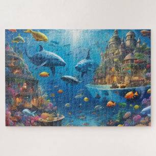 Fantasy City unter dem Meer harte Lösung Puzzle