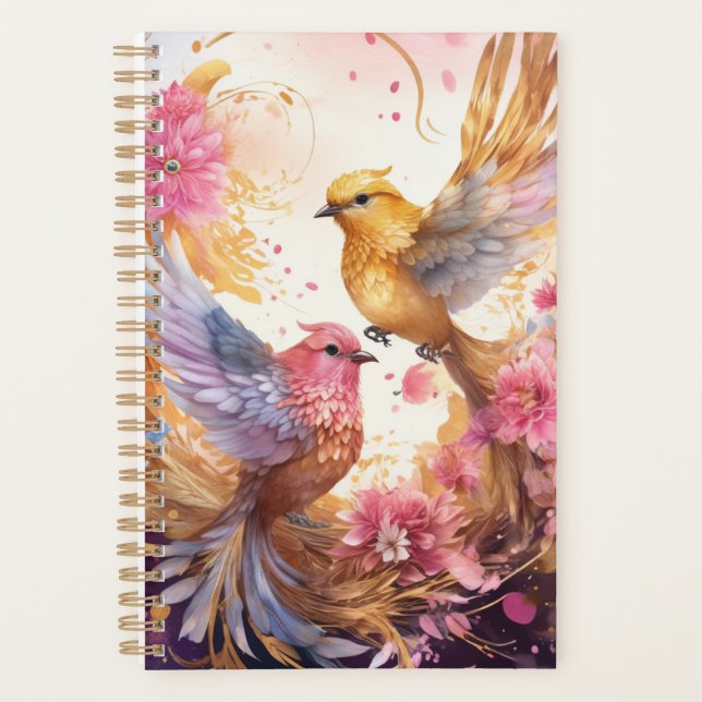 Fantasy Colorful Bird Planer (Vorderseite)