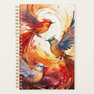 Fantasy Colorful Bird Planer