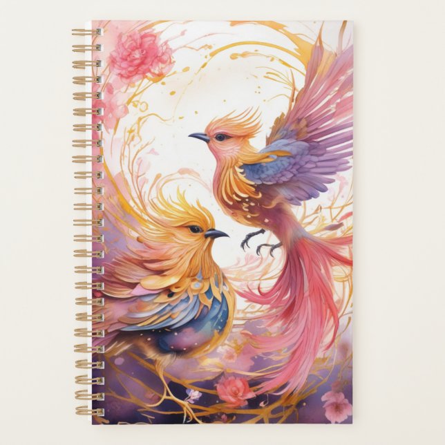 Fantasy Colorful Bird Planer (Vorderseite)