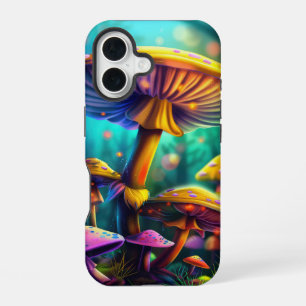 Fantasy Colorful Mushrooms iPhone-Hülle iPhone 16 Hülle