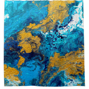 Fantasy Colors: Artistic Abstrakt Background. Duschvorhang