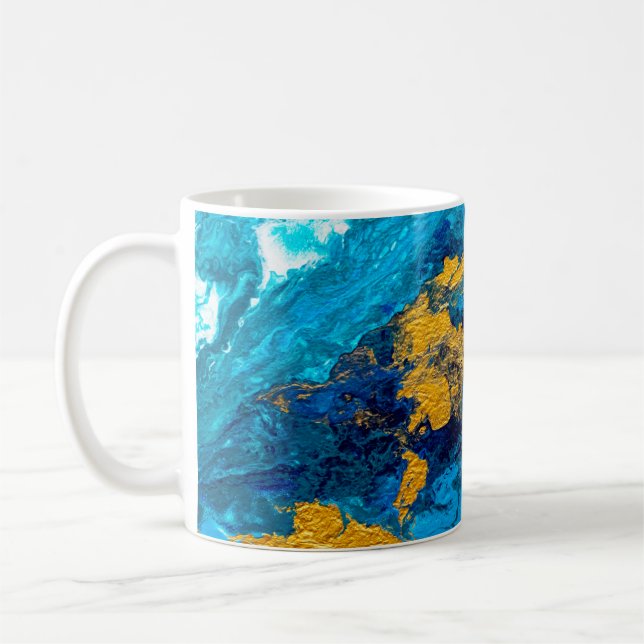 Fantasy Colors: Artistic Abstrakt Background. Kaffeetasse (Links)