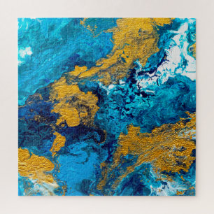 Fantasy Colors: Artistic Abstrakt Background. Puzzle