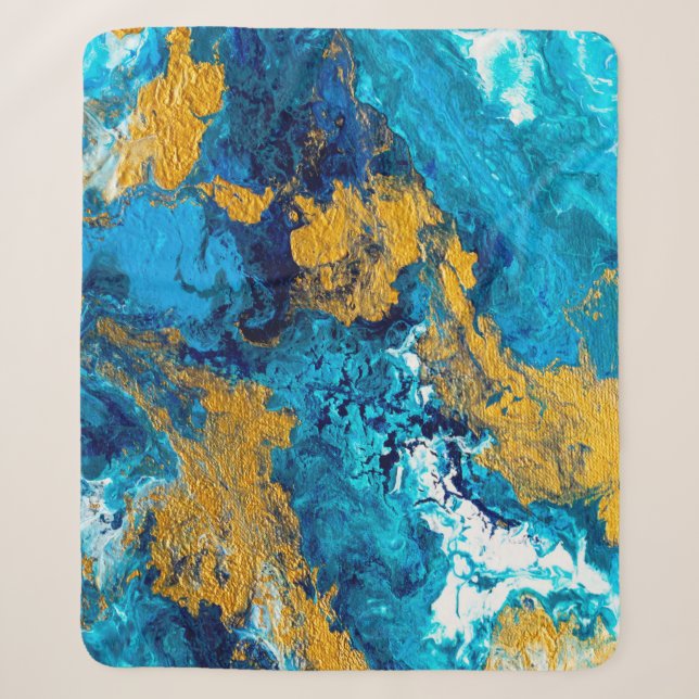 Fantasy Colors: Artistic Abstrakt Background. Sherpadecke (Vorderseite)