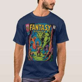 Fantasy Comic: Ein Retro-Abenteuer entfesselt T-Shirt