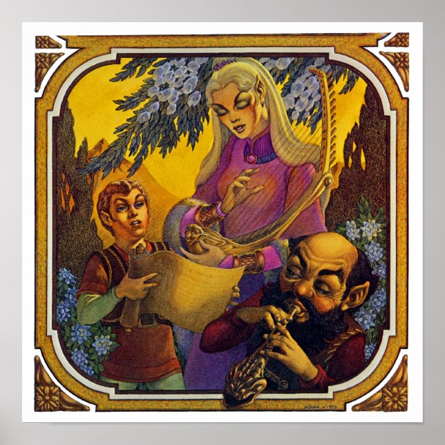 Fantasy Concept Print Poster (Vorne)