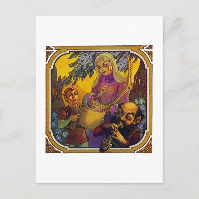 Fantasy Concert Postcard Postkarte (Vorderseite)