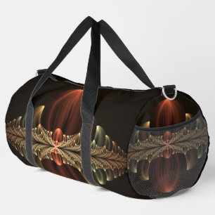 Fantasy Construction Shiny Abstrakt Fraktal Art Duffle Bag