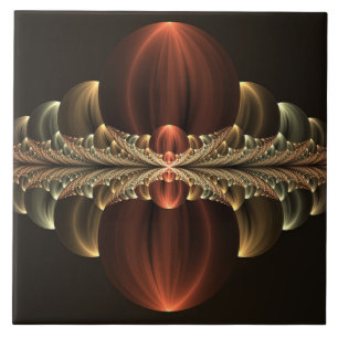 Fantasy Construction Shiny Abstrakt Fraktal Art Fliese