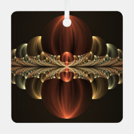 Fantasy Construction Shiny Abstrakt Fraktal Art Ornament Aus Metall