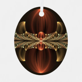 Fantasy Construction Shiny Abstrakt Fraktal Art Ornament Aus Metall