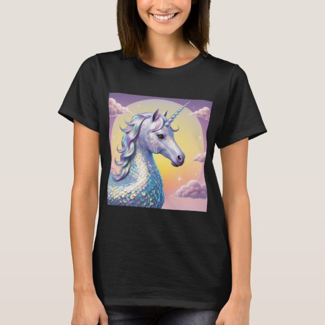 Fantasy Creature Design - Dragons & Unicorns Kunst T-Shirt (Vorderseite)