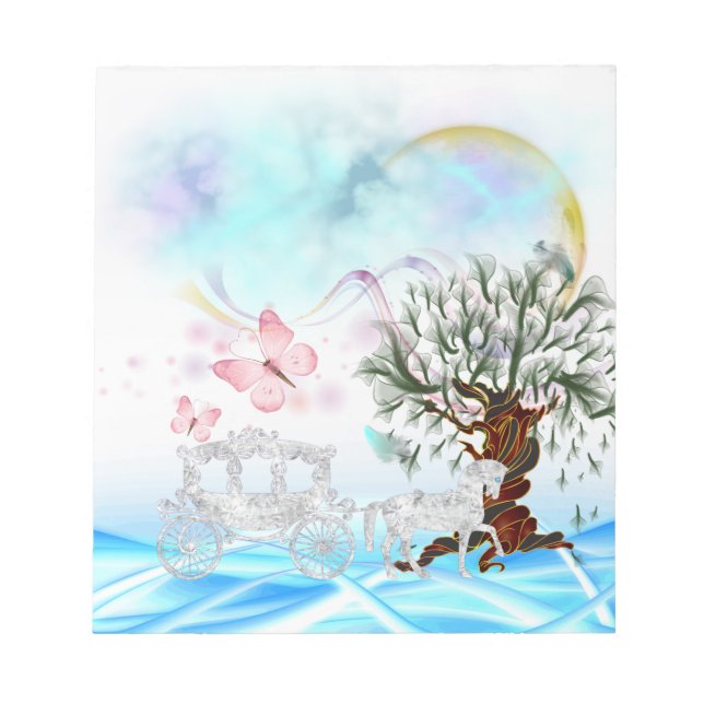 Fantasy Crystal Horriage Notizblock (Vorderseite)