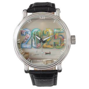 Fantasy Cute 2025 Vier Zahlen Armbanduhr