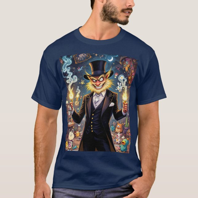 Fantasy Cute Super Villain Toys T-Shirt (Vorderseite)