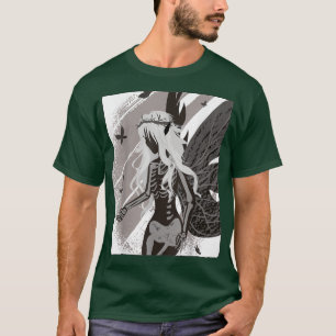 Fantasy Death Goth Skeleton Fairy Ästhetik Fairyw T-Shirt