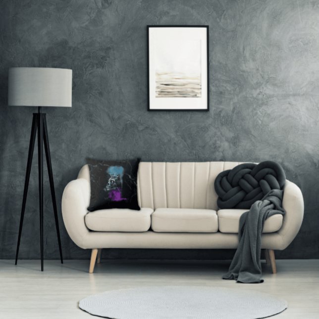 Fantasy Design | Cryptocurrency | Ethereum Marble  Kissen (Von Creator hochgeladen)