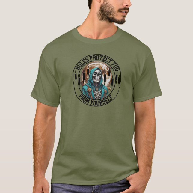Fantasy Design | Grim Reaper | Motivation T-Shirt (Vorderseite)