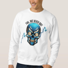 Fantasy-Design | Krypto-Btc | Motivation | Blau Sweatshirt
