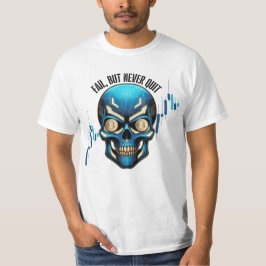 Fantasy-Design | Krypto Btc | Motivation | Blau T-Shirt