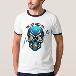Fantasy-Design | Krypto-Btc | Motivation | Blau T-Shirt