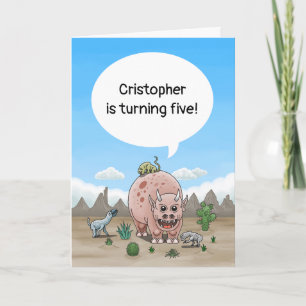 Fantasy-Dinosauren-Geburtstag Einladung