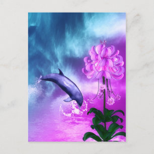 Fantasy Dolphin Postkarte