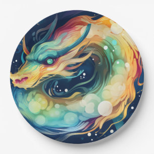 Fantasy-Drache Traum-Tier 14 Pappteller