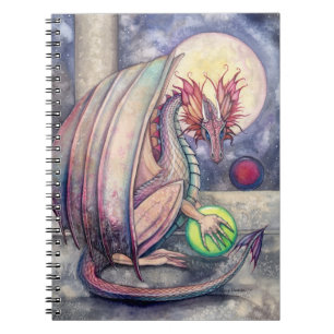 Fantasy-Drachen-Kunstnotizbuch Notizblock