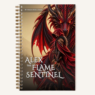 Fantasy-Drachen-Wächter-Mythisches-Abenteuer Notizbuch