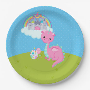 Fantasy Dragon Kids Party Pappteller