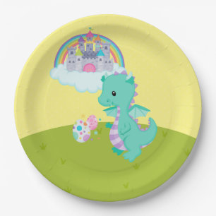 Fantasy Dragon Kids Party Pappteller