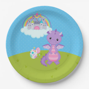 Fantasy Dragon Kids Party Pappteller